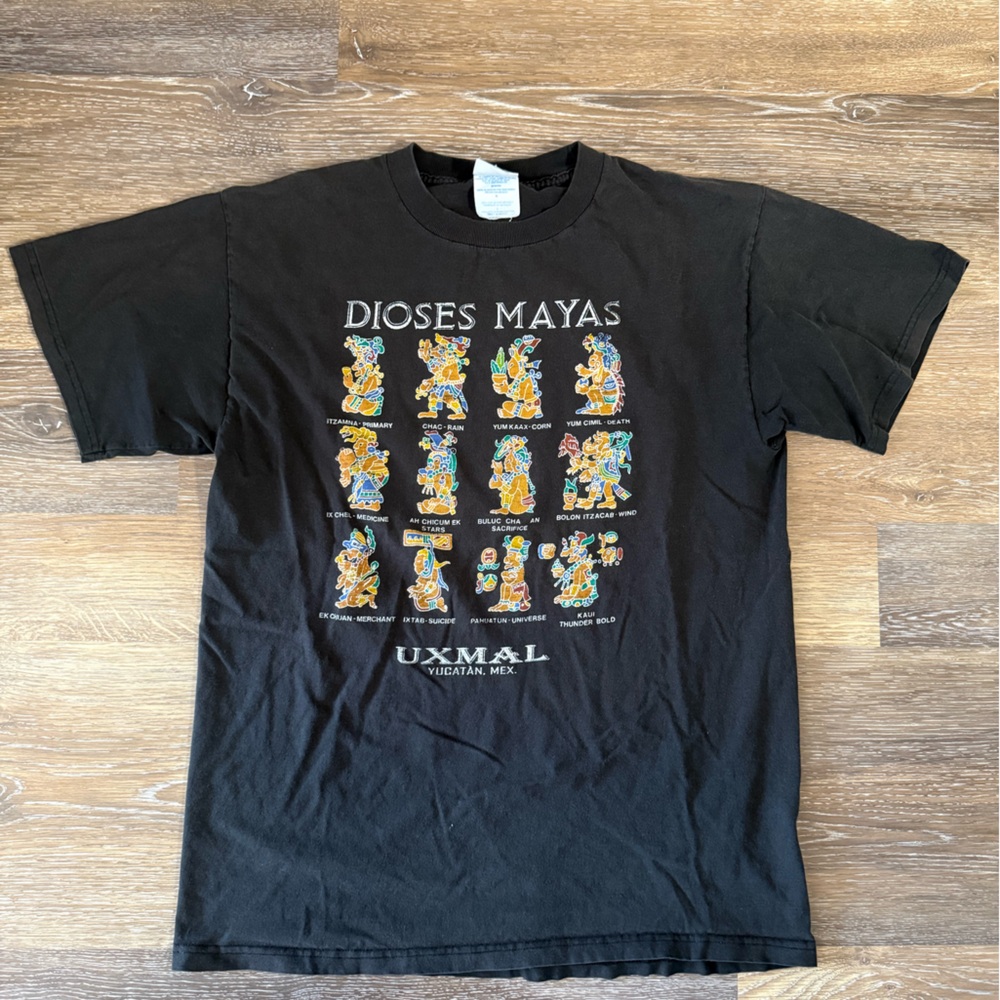 Black Dioses Mayas Graphic Tee